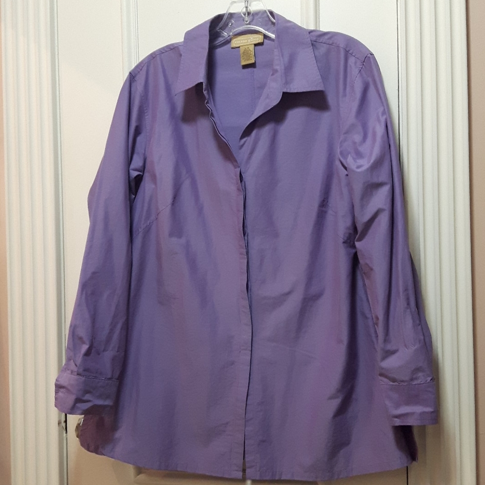 🛍 mauve blouse